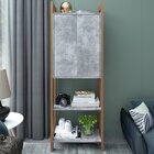 Estante Para Livros 2 Portas Em Cima 1,85x0,65m Haia Yescasa