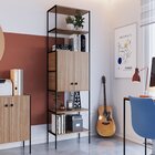 Estante Para Livros 2 Portas Home-office Prodecor Montana