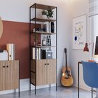 Estante Para Livros 2 Portas Home-office Prodecor Montana