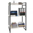 Estante Para Livros 3 Prateleiras Kuadra Snow - Compace