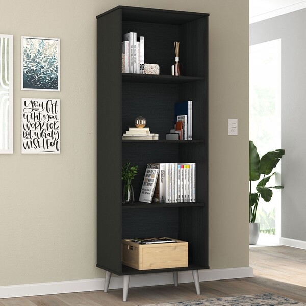 Estante Para Livros 3 Prateleiras Onix Tx Ho-2980 - Hecol Móv