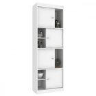 Estante Para Livros 4 Portas Ho-2926 Hecol Móveis