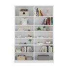 Estante Para Livros 4 Portas Moderno Branco