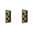 Estante Para Livros 4 Prateleiras 181cmx186cm Home Office Esp