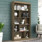 Estante Para Livros 4 Prateleiras 181cmx186cm Home Office Esp