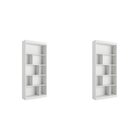 Estante Para Livros 4 Prateleiras 181cmx186cm Home Office Esp