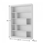 Estante Para Livros 4 Prateleiras 181cmx240cm Home Office Esp