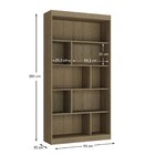 Estante Para Livros 4 Prateleiras 181cmx93cm Home Office Espr