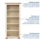 Estante Para Livros 4 Prateleiras Ananda Cabecasa Madeiraorig