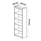 Estante Para Livros 4 Prateleiras Encanto Rosa