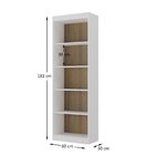 Estante Para Livros 4 Prateleiras Ho-2905 Home Office Hecol B