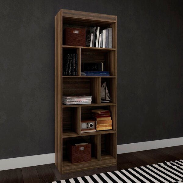 Estante Para Livros 4 Prateleiras Lv300 Castanho