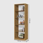 Estante Para Livros 4 Prateleiras Office