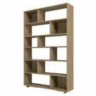 Estante Para Livros 5 Prateleiras 12 Nichos Euforia Em Mdp La