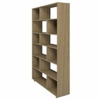 Estante Para Livros 5 Prateleiras 12 Nichos Euforia Em Mdp La