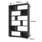 Estante Para Livros 5 Prateleiras 12 Nichos Euforia Yescasa P