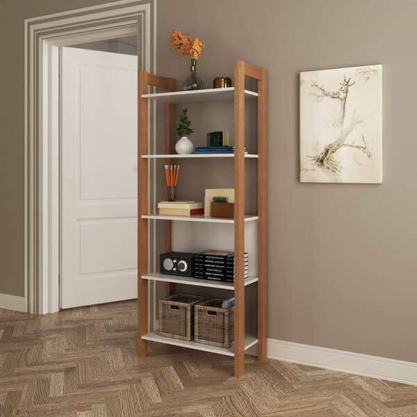 Estante Para Livros 5 Prateleiras 165,5cmx65cm Az Amêndoa/bra
