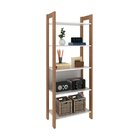 Estante Para Livros 5 Prateleiras 165,5cmx65cm Az Amêndoa/bra