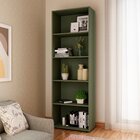 Estante Para Livros 5 Prateleiras 180cmx60cm Multy Menta