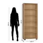 Estante Para Livros 5 Prateleiras 188cmx60,5cm Office Móveis