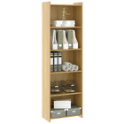 Estante Para Livros 5 Prateleiras Carvalho Dakar - Moville