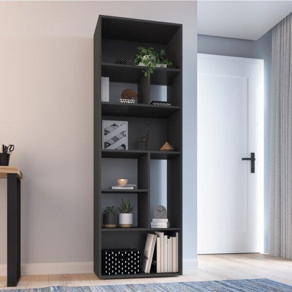 Estante Para Livros 5 Prateleiras Est005 Preto