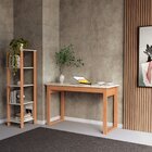 Estante Para Livros 5 Prateleiras Industrial Freijo /off White