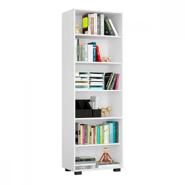 Estante Para Livros 5 Prateleiras Office Móveis Leão