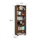 Estante Para Livros 5 Prateleiras Office Móveis Leão