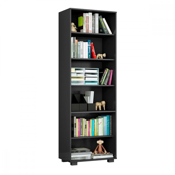 Estante Para Livros 5 Prateleiras Office Móveis Leão