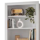 Estante Para Livros 6 Prateleiras Branco - Qmovi