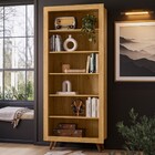 Estante Para Livros 6 Prateleiras Freijó - Qmovi