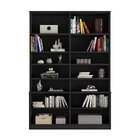 Estante Para Livros 8 Portas  Preto