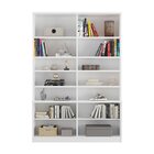 Estante Para Livros 8 Portas Branco