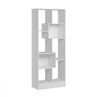 Estante Para Livros 8 Prateleiras Branco - Qmovi