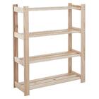 Estante Para Livros 90 X 107 Cm Com 4 Prateleiras Modulare Na