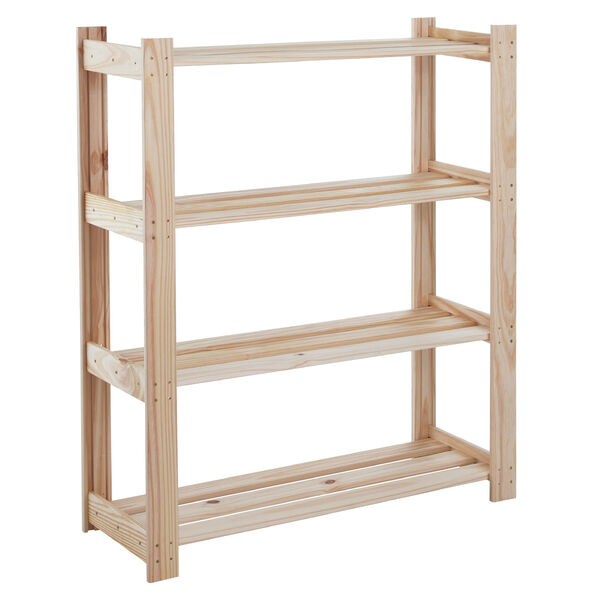 Estante Para Livros 90 X 107 Cm Com 4 Prateleiras Modulare Na