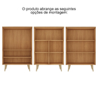 Estante Para Livros Ares Cinamomo - Moville