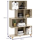 Estante Para Livros Aurora 2 Portas 1006 Aveiro/verde - Bentec