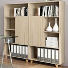 Estante Para Livros Aurora 2 Portas 8 Prateleiras Aveiro - Be