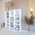 Estante Para Livros Baixa 11 Prateleiras 137,5cmx136cm London