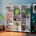 Estante Para Livros Baixa 11 Prateleiras 137,5cmx136cm London