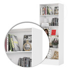 Estante Para Livros Clarice 4 Prateleiras Branco - Carioca Mó