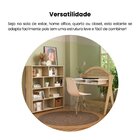 Estante Para Livros Com 10 Nichos 109cmx91cm Book Naturale