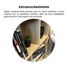 Estante Para Livros Com 10 Nichos 109cmx91cm Book Naturale
