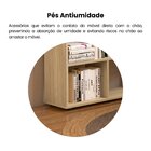 Estante Para Livros Com 10 Nichos 109cmx91cm Book Naturale