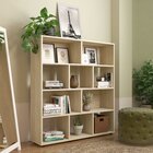 Estante Para Livros Com 10 Nichos 109cmx91cm Book Naturale