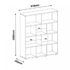 Estante Para Livros Com 10 Nichos Book Artely