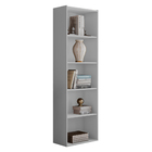 Estante Para Livros Com 4 Prateleiras 60cm Julia Branco - Mon