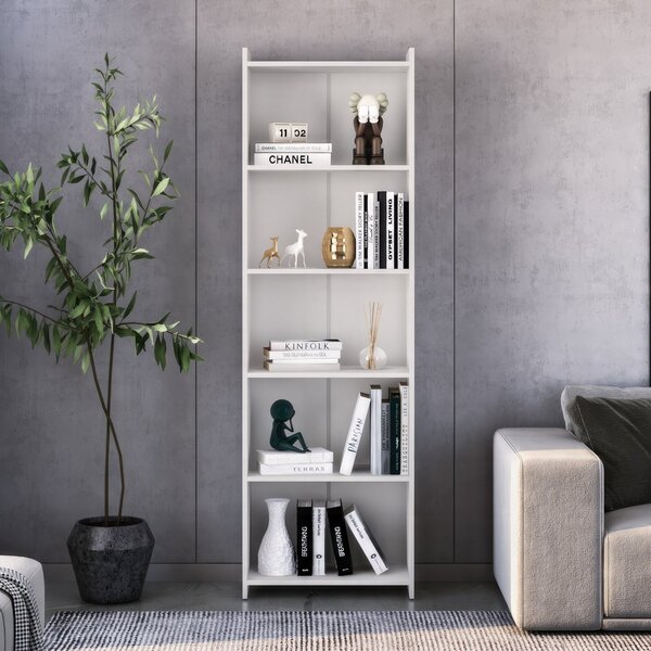 Estante Para Livros Com 5 Prateleiras 2328 Branco